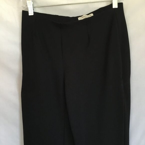 Coldwater Creek Classic Fit Pull-on Pants Women's Size Petite Small 8 Black - Picture 8 of 8
